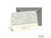 Vintage Damask Note Card and Envelope - Stainless