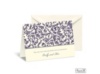 Vintage Damask Note Card and Envelope - Raisin