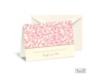 Vintage Damask Note Card and Envelope - Salmon