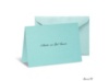 Aqua Shimmer Note Card and Envelope