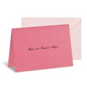 Hot Pink Shimmer Note Card and Envelope