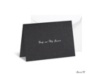Black Shimmer Note Card and Envelope