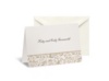 Champagne Filigree Note Card and Envelope