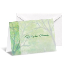 Misty Forest Note Card and Envelope