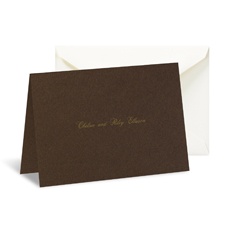 Espresso Note Card and Envelope