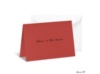 Red Shimmer Note Card and Envelope