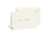 Ecru Shimmer Note Card and Envelope