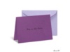 Purple Shimmer Note Card and Envelope