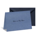 Blue Shimmer Note Card and Envelope