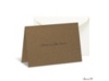 Mocha Shimmer Note Card and Envelope