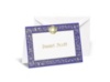 Regal Bar and Bat Mitzvah Note Card and Envelope