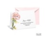 Elegant Rose Note Card and Envelope