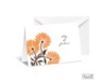 Whimsical Floral Note Card and Envelope - Poppy