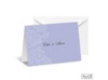 Two-Tone Damask Background Note Card and Envelope - Orchid