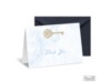 Key to My Heart Note Card and Envelope - Cornflower
