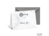 Key to My Heart Note Card and Envelope - Pewter