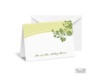 Garden Trellis Note Card and Envelope - Cloverleaf