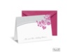 Garden Trellis Note Card and Envelope - Fuchsia