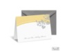 Garden Trellis Note Card and Envelope - Marigold