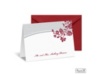 Garden Trellis Note Card and Envelope - Merlot