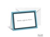 Bold Double Border Note Card and Envelope - Palm