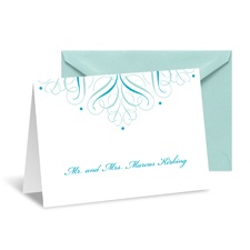 Mod Medallion Note Card and Envelope - Palm