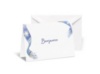 Tallit Bar and Bat Mitzvah Note Card and Envelope