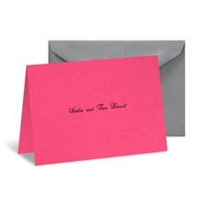 Fuchsia Note Card and Envelope