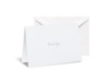 White Note Card and Envelope