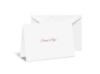 White Note Card and Envelope