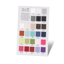 Jean M Paper Color Swatch Card