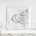 Flourish Acrylic Cake Top