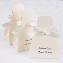 Ivory Gown Favor Boxes