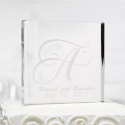 Elegant Monogram Acrylic Cake Top