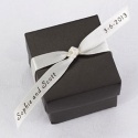 Personalized Ecru Satin Favor Ribbon