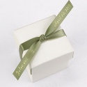 Personalized Olive Satin Favor Ribbon