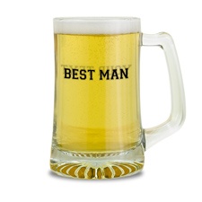 Best Man Glass Mug