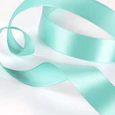 Aqua Satin Ribbon