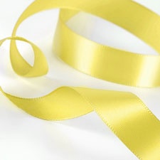 Canary Satin Ribbon