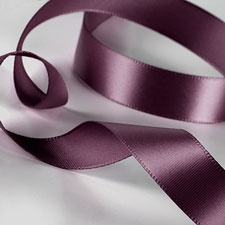 Eggplant Satin Ribbon