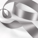 Pewter Satin Ribbon
