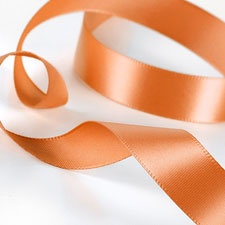 Orange Satin Ribbon