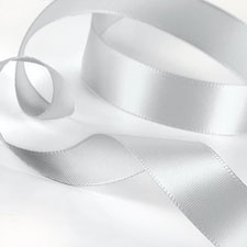 Silver Satin Ribbon
