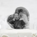 Heart Frame Acrylic Cake Top