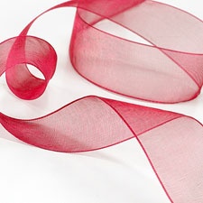Merlot Sheer Ribbon
