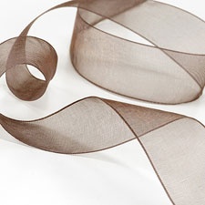 Espresso Sheer Ribbon