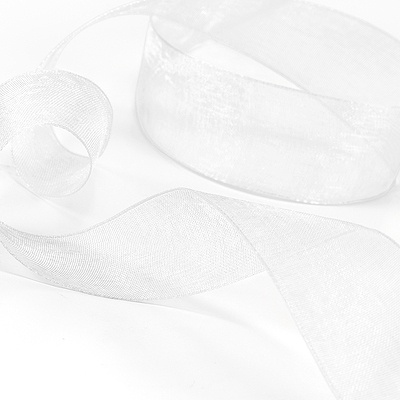 White Sheer Ribbon