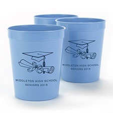 Light Blue Personalized Cup