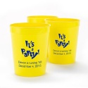 Neon Yellow Personalized Cup