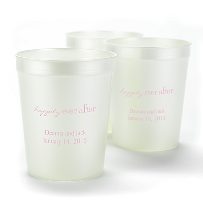 Pearl White Personalized Cup